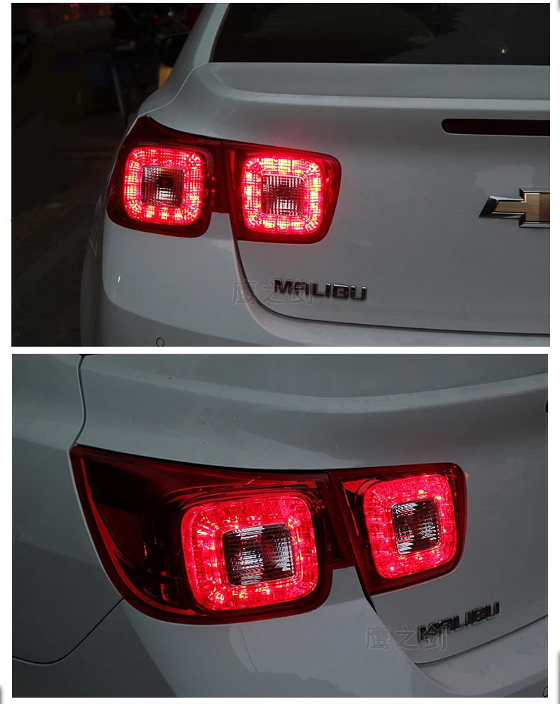 Задняя лампа для Chevrolet Malibu светодиодная сигнальная лампа задний фонарь malibu задняя лампа 2011- светодиодный DRL+ тормоз+ Парк+ сигнальная остановка