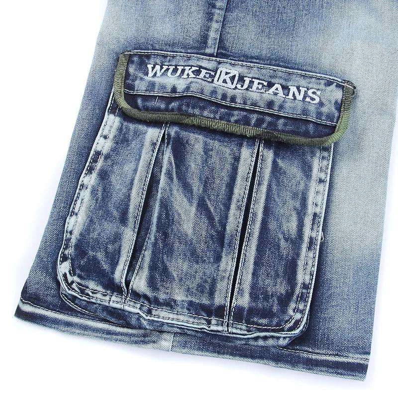 Мужские летние капри шорты хип хоп с несколькими карманами Мужская одежда 3XL 4XL 5XL