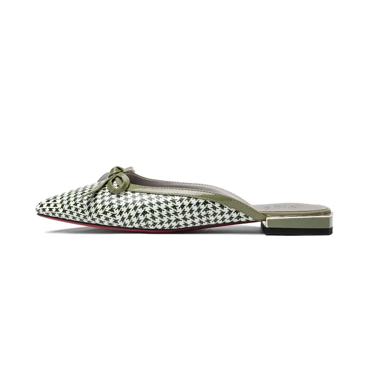 MLJUESE/2018 женские шлепанцы Летние из натуральной кожи крокодила без застежки с