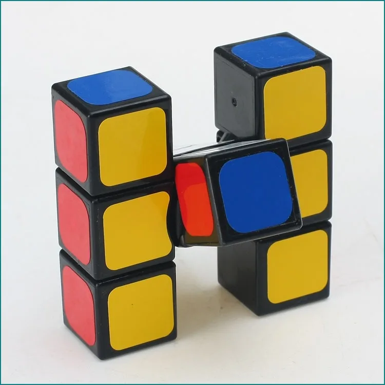 D-FantiX Z cube Floppy Magic cube 1x3x3 скоростной кубик Mini 133 Пазлы черный