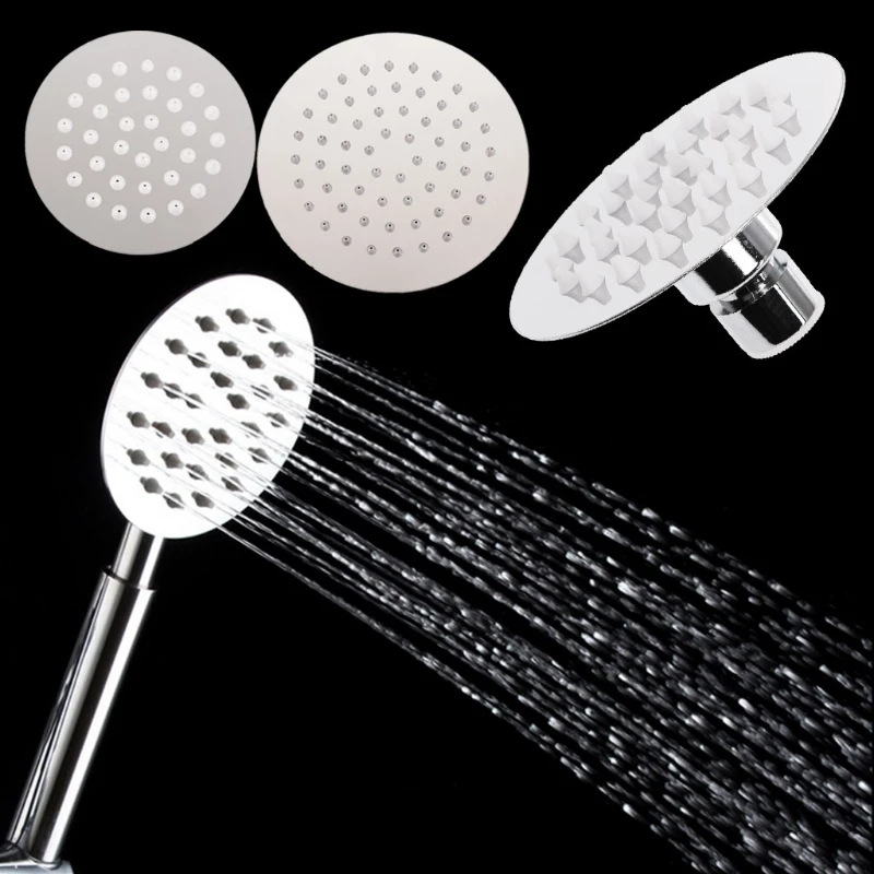 

4/6Inch Bathroom Rain Shower Head High Pressure Shower Head Handheld Shower Head