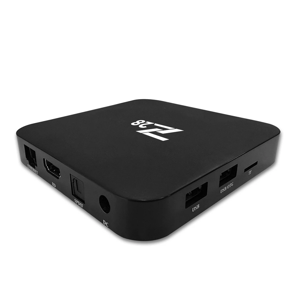 Android 7.1 TV Box Rockchip Z28 RK3328 64bit Cortex A53 1 ГБ/8 ГБ (2 ГБ/16 Г) Телеприставки Поддержка H.264 265 4 К USB
