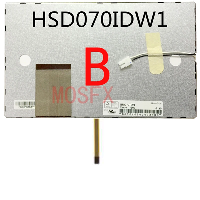 Original 7 inch LCD color HSD070IDW1 - D00 E11 E13 car navigation DVD screens+touch Free shipping | Компьютеры и офис