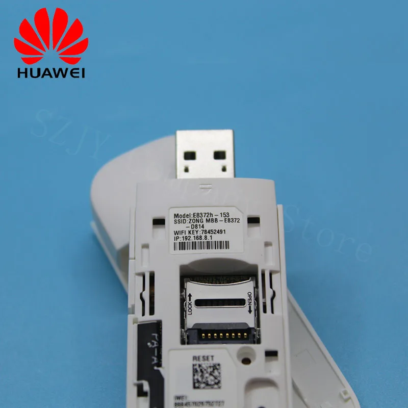 Huawei USB wifi модем E8372 E8372h 153 4G LTE ключ плюс пара антенны Carfi PK E8377|3G/4G роутеры| |