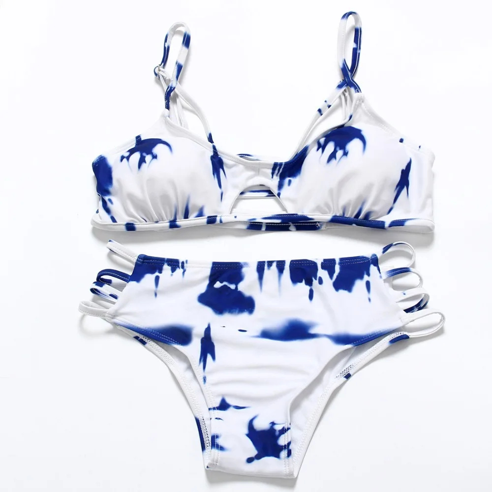 Пляж Бикини 2017 Новых Европейских И Американских Молочных Печати Сексуальное