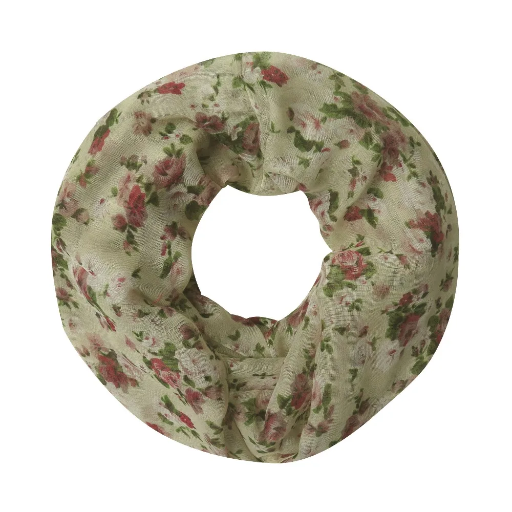 Шарф-снуд с цветочным принтом |