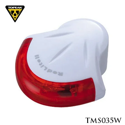 Topeak TMS035 REDLITE велосипедный задний светильник велосипедный Подседельный штырь крепление задний светильник для горного велосипеда Лампа безопасности для шоссейного велосипеда светодиодный светильник-вспышка - Цвет: TMS035W
