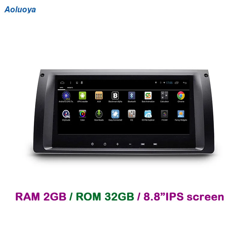 Aoluoya IPS RAM 2 ГБ + 32 Android 7 1 автомобильный dvd плеер для BMW X5 E39 1996 2003 E53 2001 2007 M5 радио GPS
