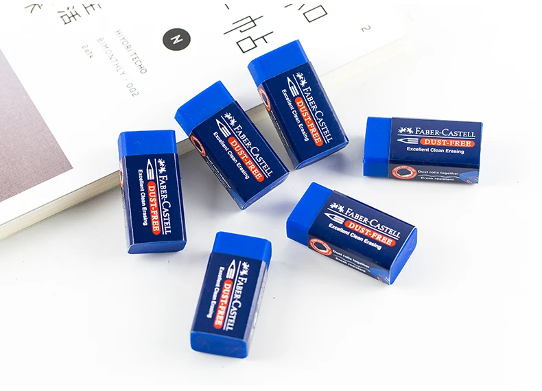LifeMaster Faber Castell Dust Free синий ластик специально разработан для художественного и графитового карандаша, принадлежности для рисования, канцелярские принадлежности