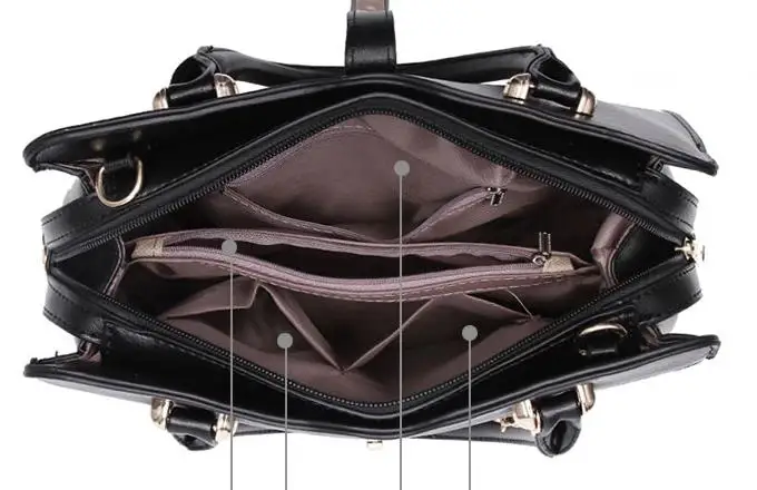 Новое поступление мода кисточкой женщины кожаные сумки твердые на ремне большой