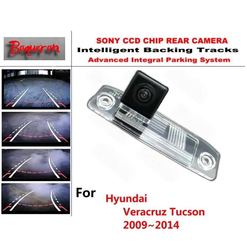 

for Hyundai Veracruz Tucson 2009~2014 CCD Car Backup Parking Camera Intelligent Tracks Dynamic Guidance Rear View Camera