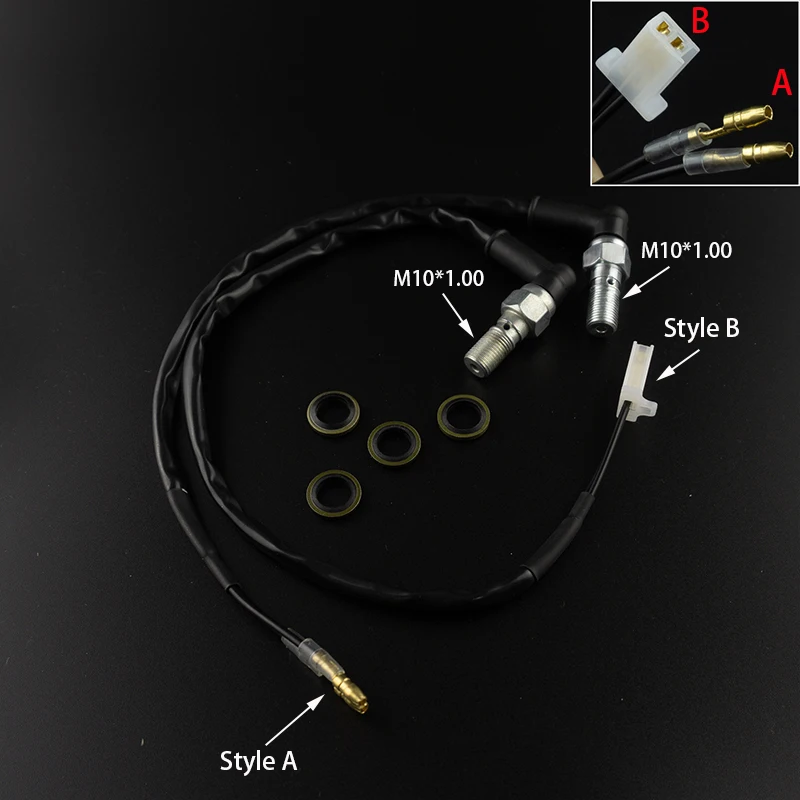 1 шт. мотоциклетные Выключатель фонаря сигнала торможения банджо болты 10 мм x 00 M10 *