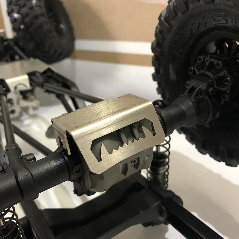 TRX4 TRX-4 T4 из нержавеющей стали передний бампер Нижняя+ задняя защита+ ось+ крепление коробки передач защита противоскользящая пластина Броня