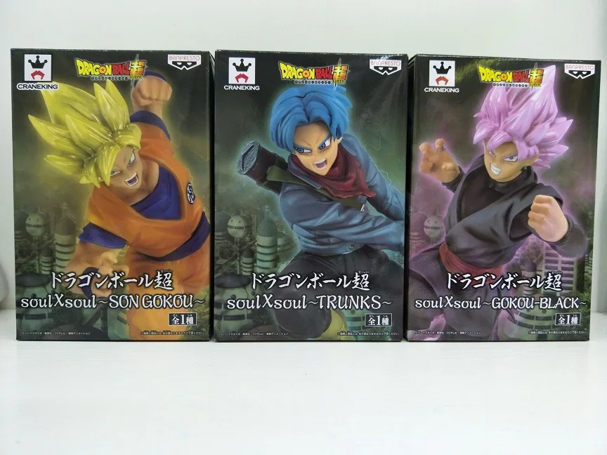 Dragon Ball супер душа Супер Гонки Гоку стволы черный в коробке руки|Игровые фигурки и
