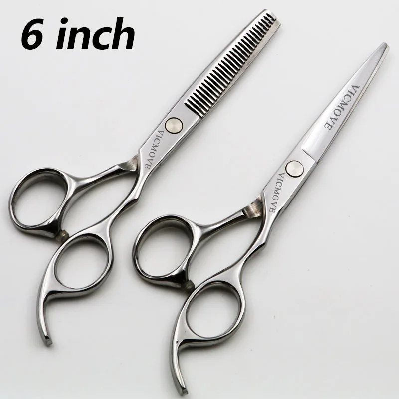 1 set 5 ''/5,5''/6 ''/6,5''/7 ''/7,5''/8 ''/9'' Профессиональные Парикмахерские ножницы режущие и филировочные ножницы для волос для собак и людей - Цвет: 1 set