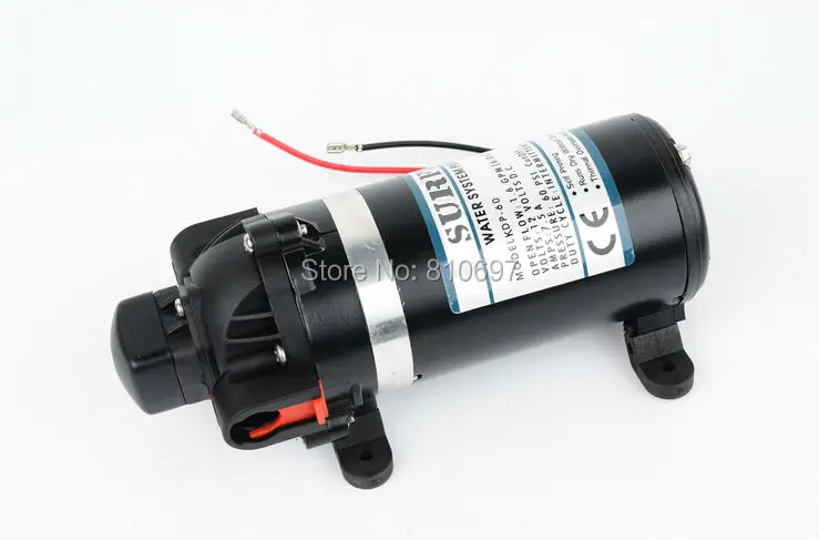 SURFLO KDP 80B 24В Электрический 3 камеры Сантопрен мембранный насос давления 80psi среза