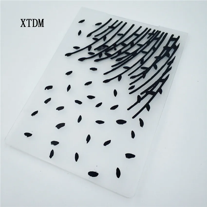 HOT plastic bamboo dry template craft card making paper album wedding decoration scrapbooking Embossing folders | Дом и сад