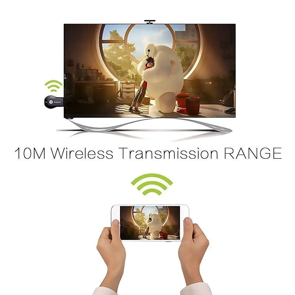 ТВ адаптер LumiParty Anycast M2 plus miracast AirPlay совместимый с HDMI Wi Fi приемник для Android IOS и
