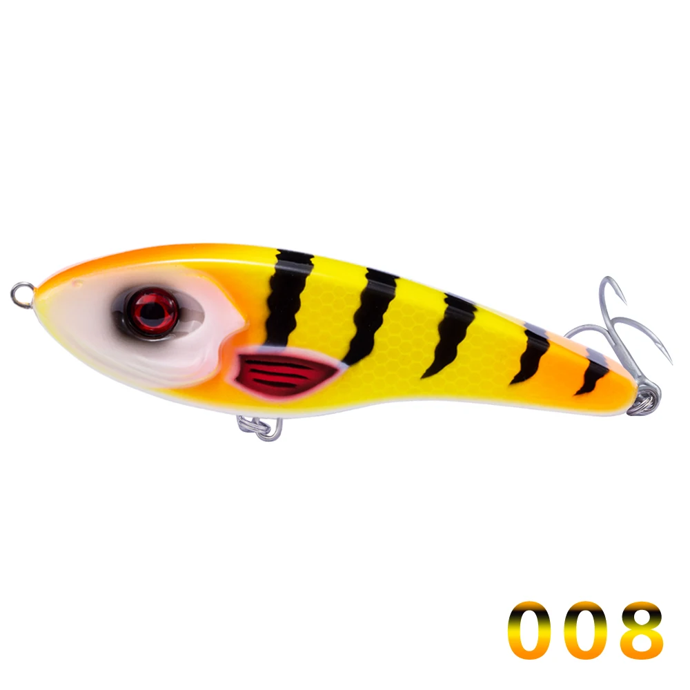 008 Hunthouse Джеркбейт мускусный бустер наконечниками 11,5/14,5 см 32/52 г, VIB приманка медленно опускается на дно большой бас песка westin - Цвет: 008