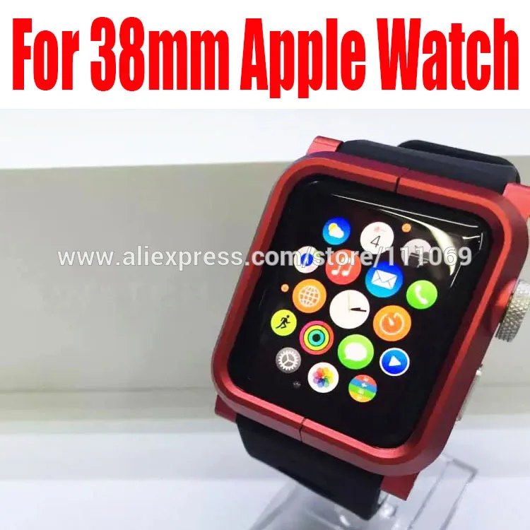 100 шт/партия DHL бесплатно для Apple чехол для часов алюминиевый браслет ремешок наручный защитный чехол для Apple Watch 42 мм 38 мм - Цвет: Многоцветный