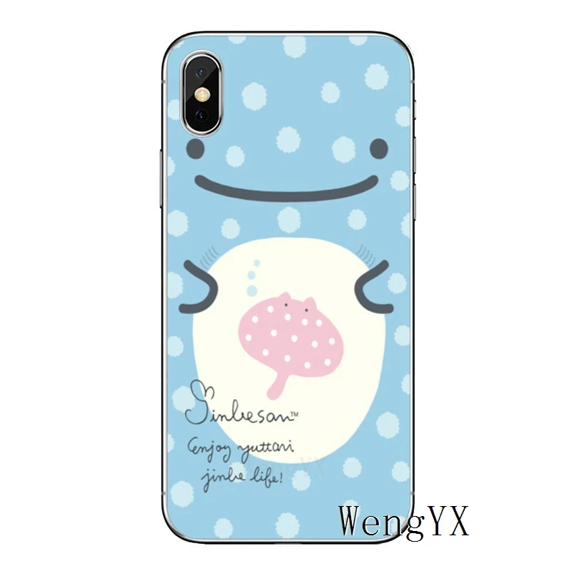 Японский кавайный КИТ Акула для samsung Galaxy S10 S9 S8 S7 S6 edge Plus Lite S5 S4 mini Note 9 8 5 4 TPU мягкий чехол для телефона - Цвет: Whale-Shark-A-10
