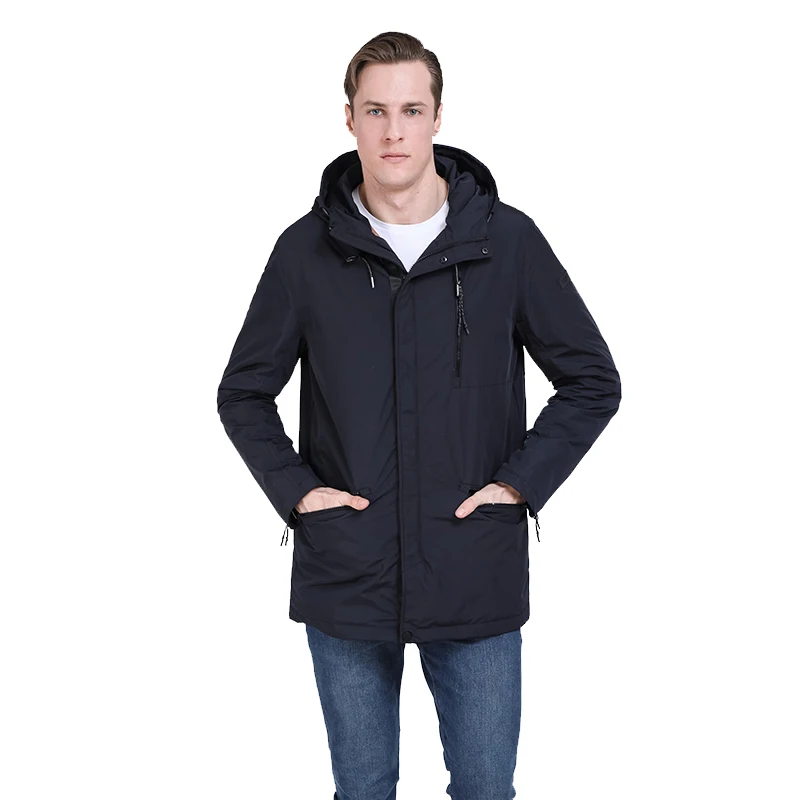 Новинка 2019 года мужские Весенние куртки с капюшоном весенняя куртка мужская