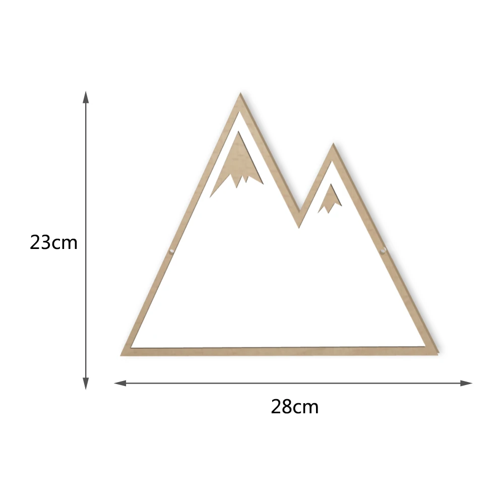 Nordic 3D зеркало настенное Стикеры Mountain сделай сам, виниловый Арт Наклейка Сменные водонепроницаемые обои для малыша Спальня домашний декор гостиной - Цвет: mountain