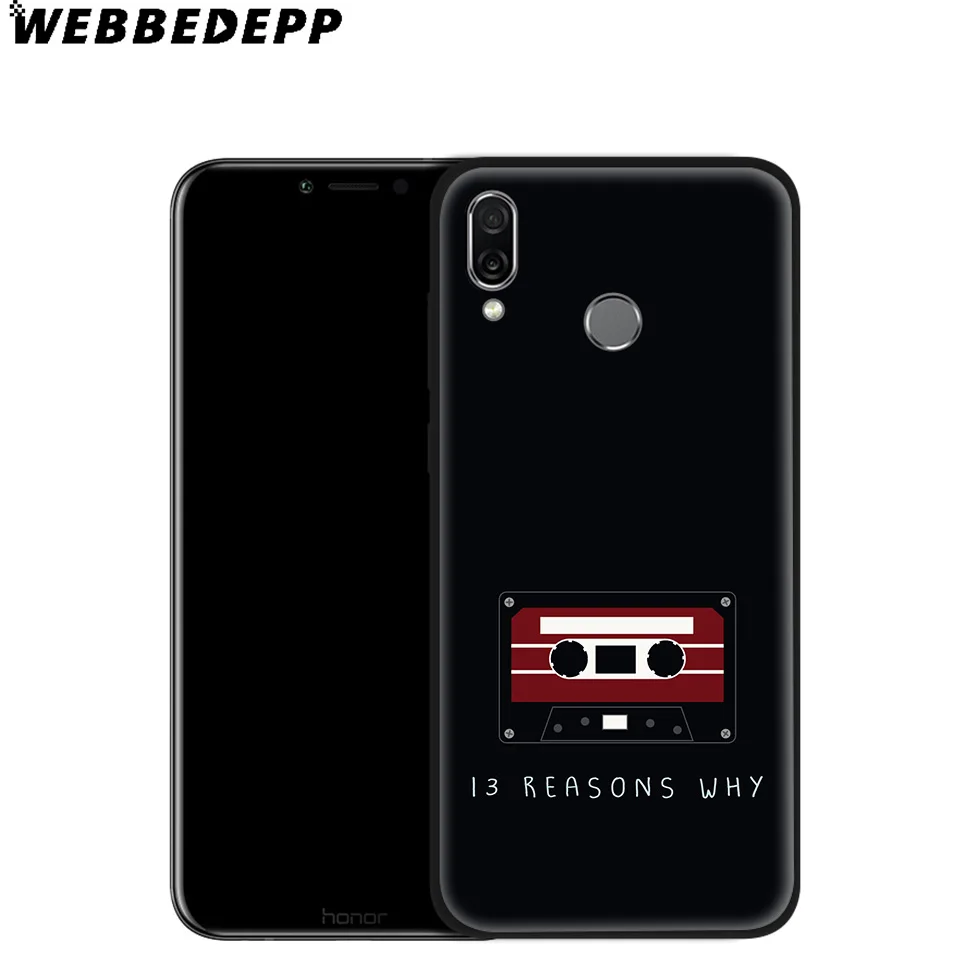 WEBBEDEPP тринадцать причин почему мягкий чехол для Huawei Mate Honor 20 6A 7A 7C 7X 8 9 9X 10 View Lite Pro 30 |