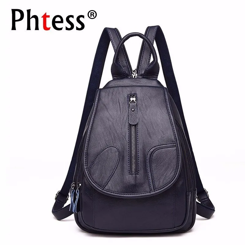 2019 женский кожаный рюкзак женские рюкзаки высококачественные школьные сумки для