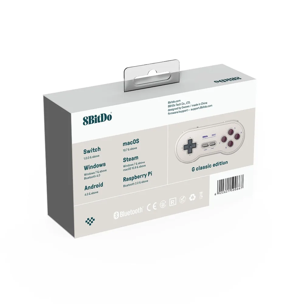 8Bitdo винтажный SN30 GP Edition Bluetooth беспроводной контроллер геймпад для пульта дистанционного управления/Ios/Andorid/MacOS/СТИМ/Windows