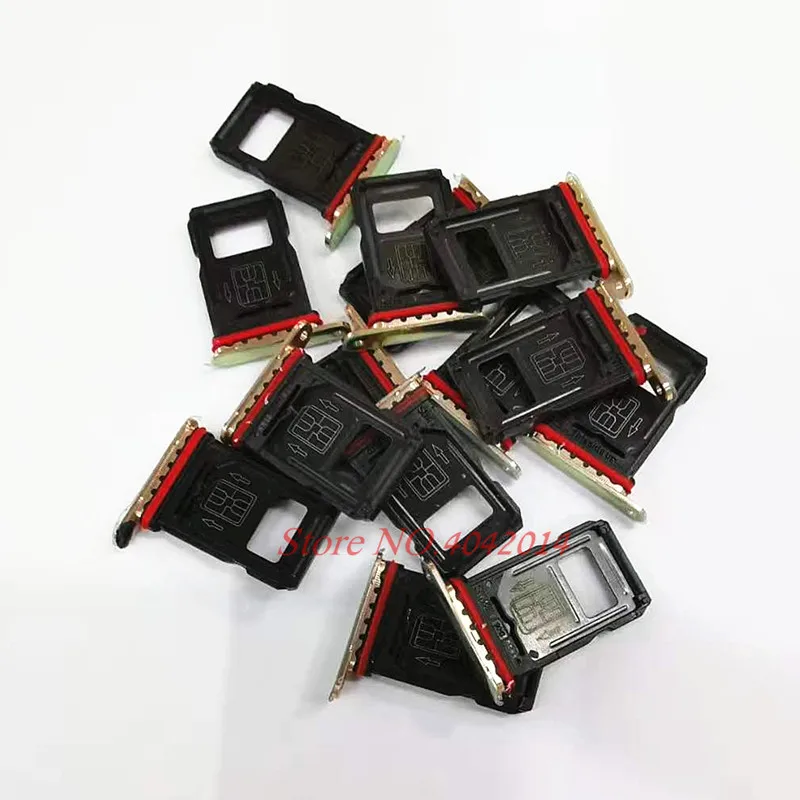 

10 Pcs/Lot Original SIM Tray Case For Oneplus 7 Pro SIM/SD Card Holder Reader Cover Replacement parts