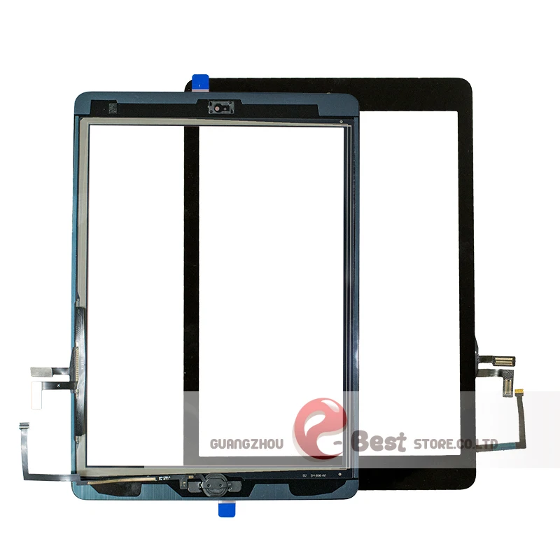 50 шт./лот DHL для ipad Air 1 (ipad 5) сенсорный экран дигитайзер Верхняя внешняя стеклянная