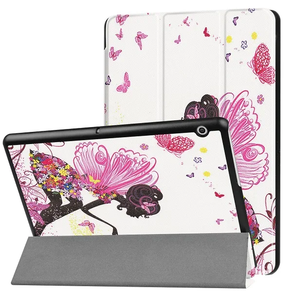JLNH Роскошный умный чехол, защитный для huawei MediaPad T3 AGS-L09 AGS-L03, 9,6 дюймов, кожаный чехол для планшета Honor Play Pad 2 9,6 - Цвет: JLNH