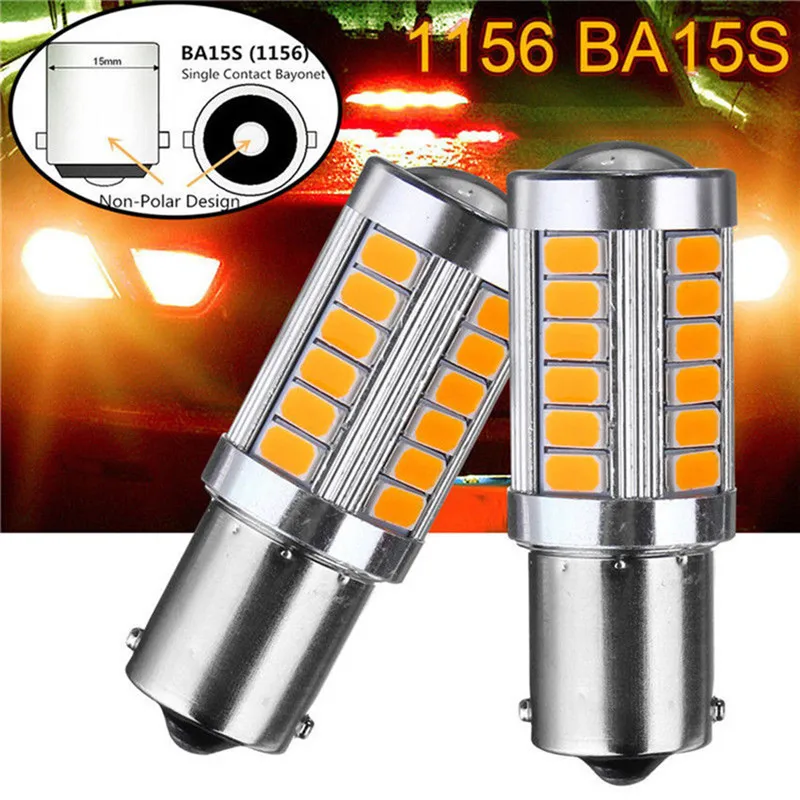 2 шт./пара авто задние фонари 12V 2X T20 7440 W21W WY21W 33 smd 5730 5630 Светодиодный автомобиль