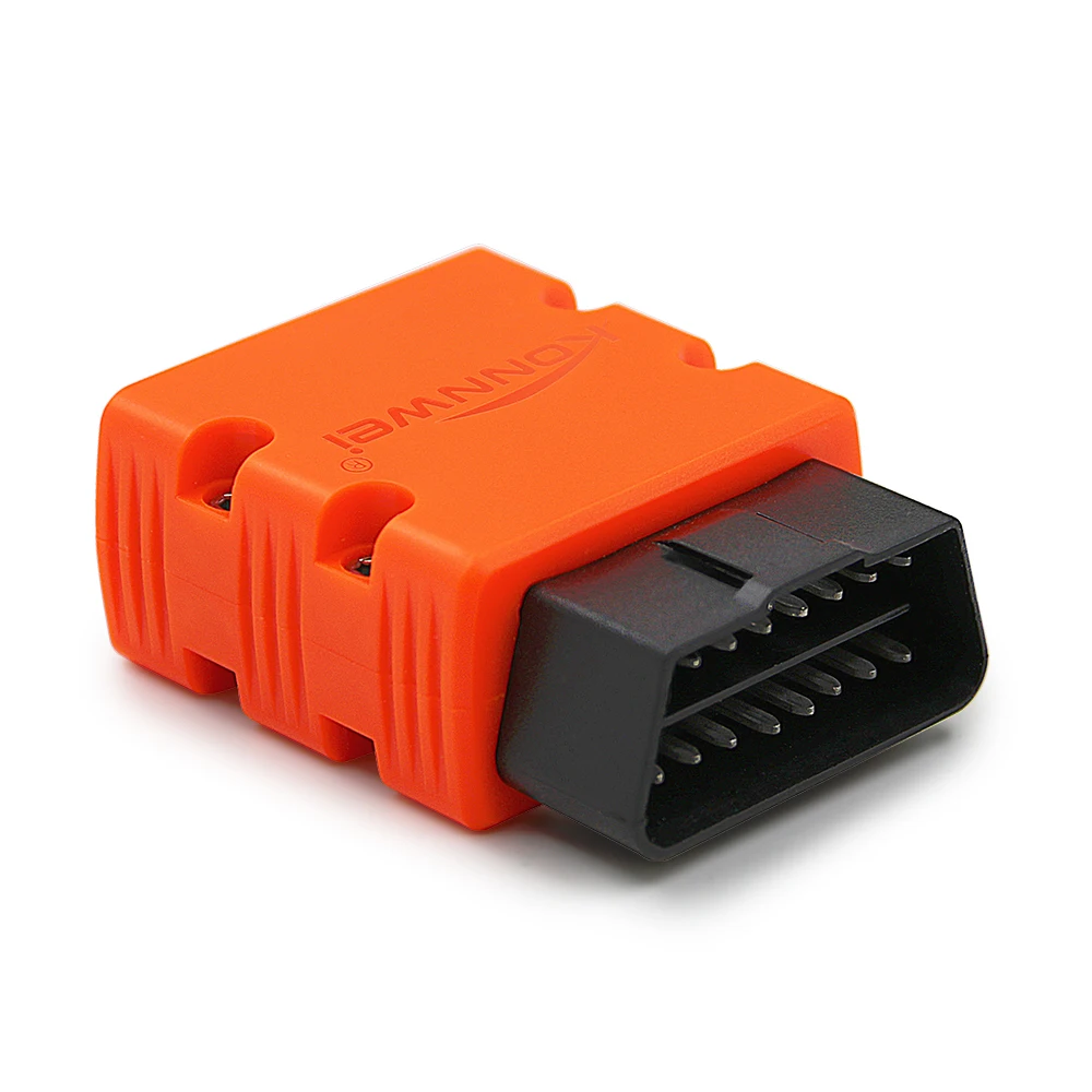 Настоящее PIC18f25k80 Новое поступление OBD2 KONNWEI KW902 Bluetooth v1.5 OBD II автоматического вине