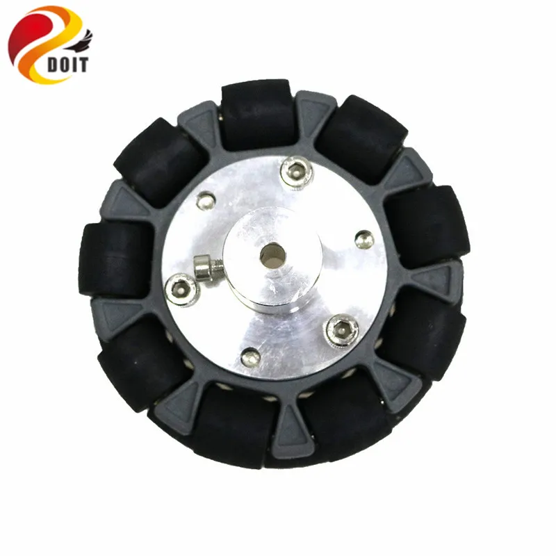 

1pcs 100mm Omni-directional Wheel 4 inch Omni wheel for Robot Competition Robocup/Robocon/DIY/Robot Study with Metal Hub