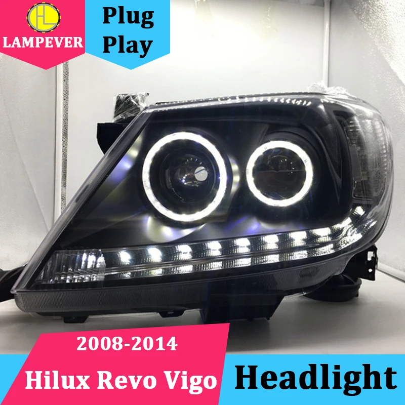 Автомобильные головки Revo светильник для Toyota Hilux головной 2008 2012 2014 Vigo светодиодный