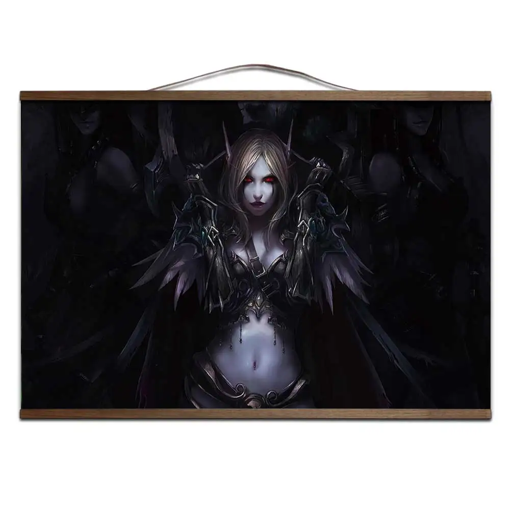 3 Плакат для World of Warcrafts lllidan Stormrage постеры печати на холсте украшения живопись с твердой древесины Висячие свиток - Цвет: 3