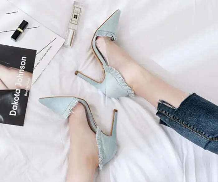 Zapatos Mujer модная зимняя одежда Sapato Feminino женские с острым носком тонкие туфли