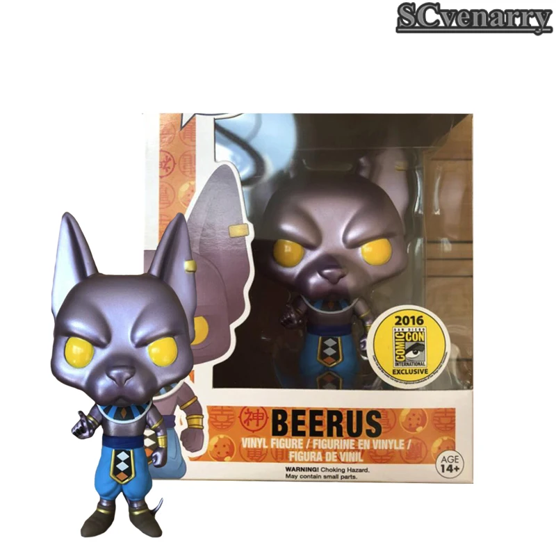 Аниме Драконий жемчуг Z 120 Beerus специальные Цвет версия Винил Рисунок Коллекция