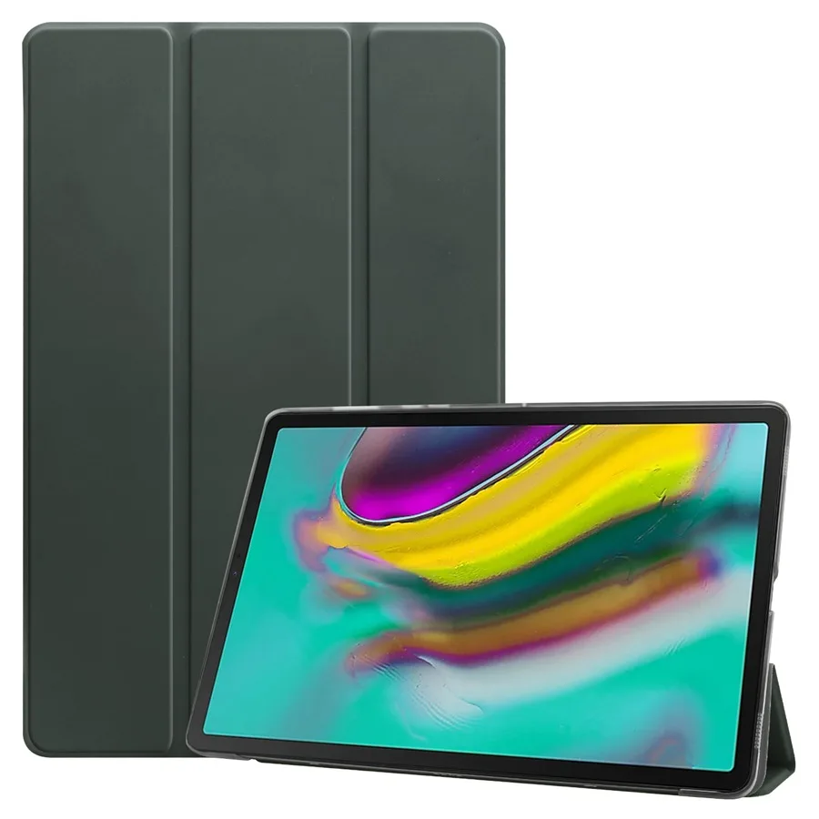 Прозрачный из искусственной кожи чехол для нового выхода samsung galaxy Tab S5E s5e 10,5 T720 SM-T720 T725 чехол для планшета+ пленка+ ручка - Цвет: gray
