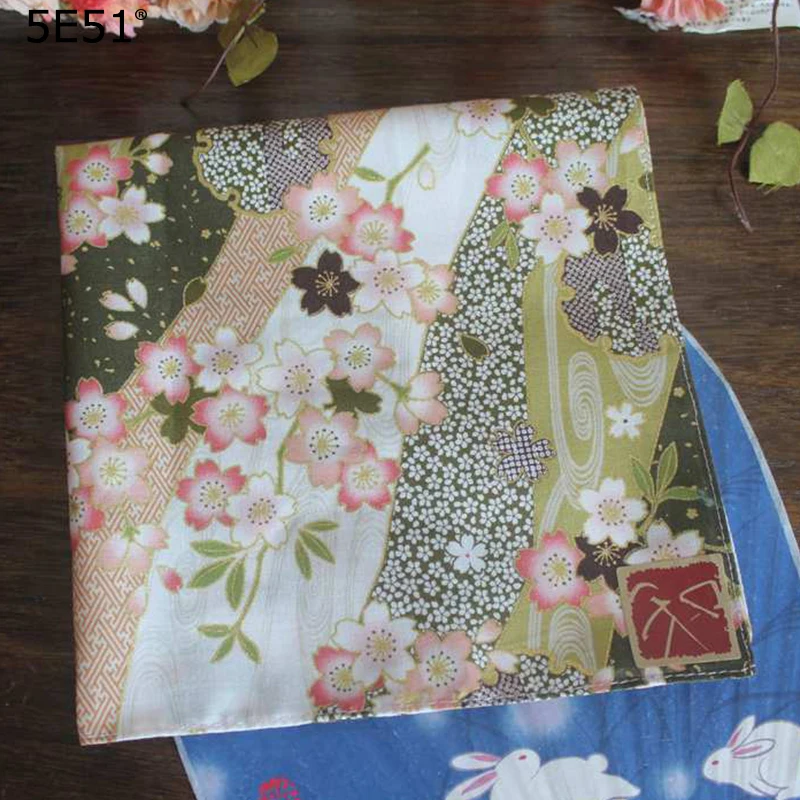 Мужской Женский Детский носовой платок furoshiki хлопок 100%/японский стиль sakura печать