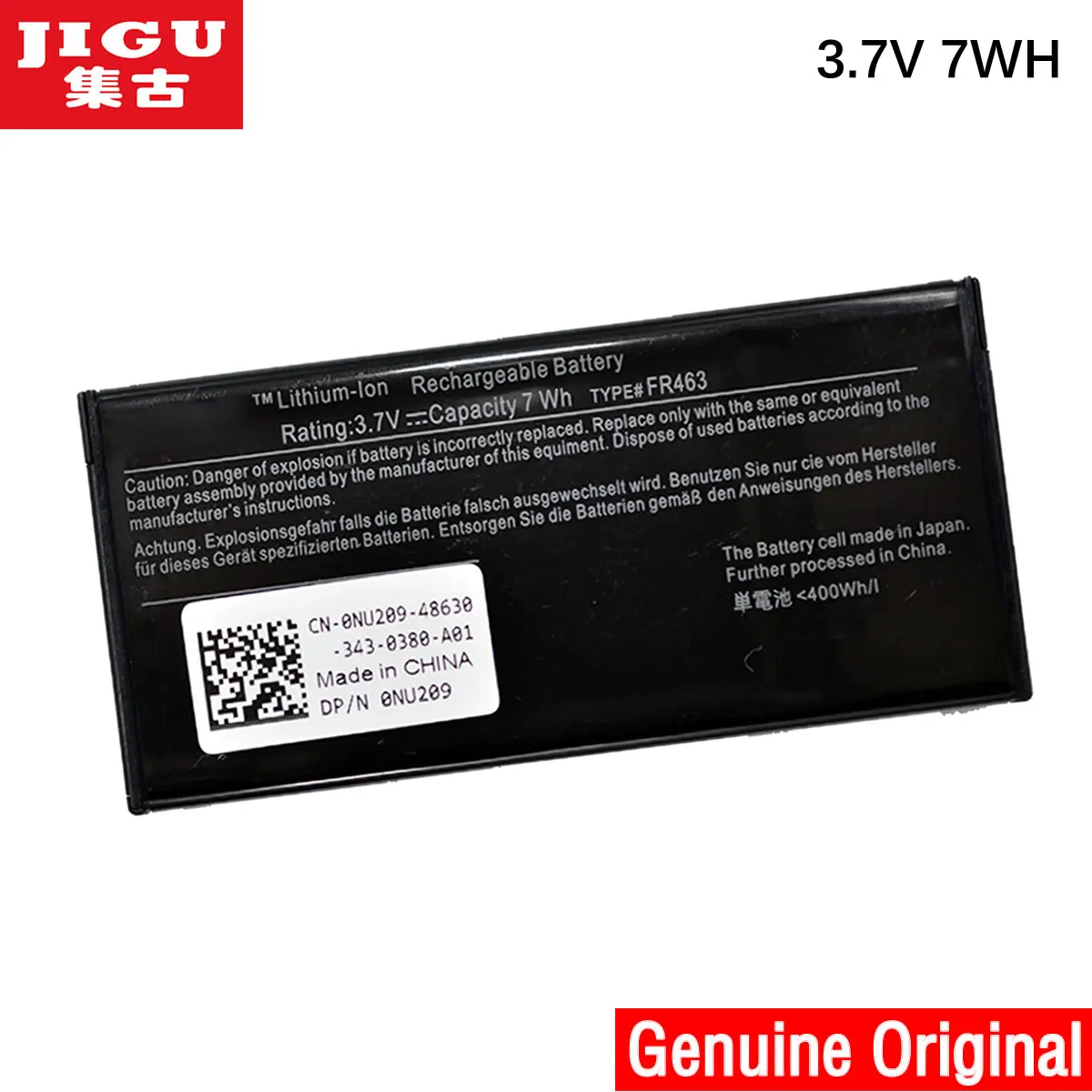 JIGU FR463 UF302 Оригинальный аккумулятор для ноутбука Dell PoweredgeT300 T610 R710 powerveld NX300 Precision