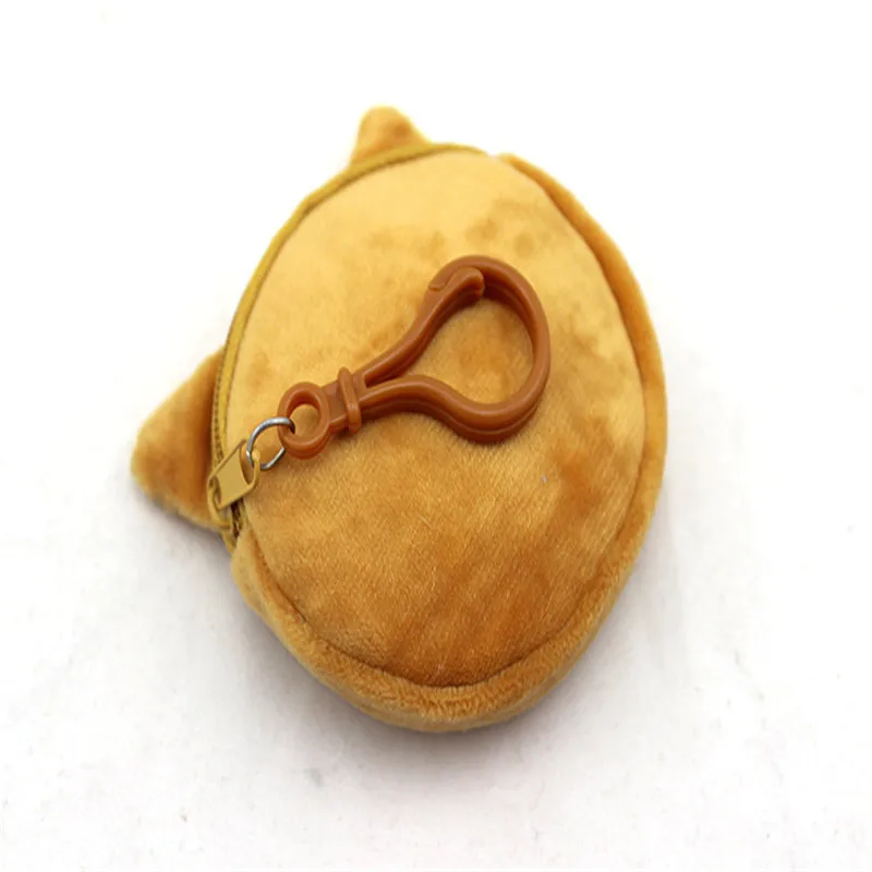 Милые собаки и кошки плюшевые игрушки Карманный Бумажник брелок