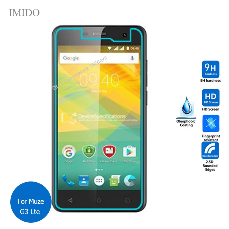 2 шт для Prestigio Muze G3 Lte Закаленное стекло протектор экрана 9h Защитная пленка Psp 3511 на