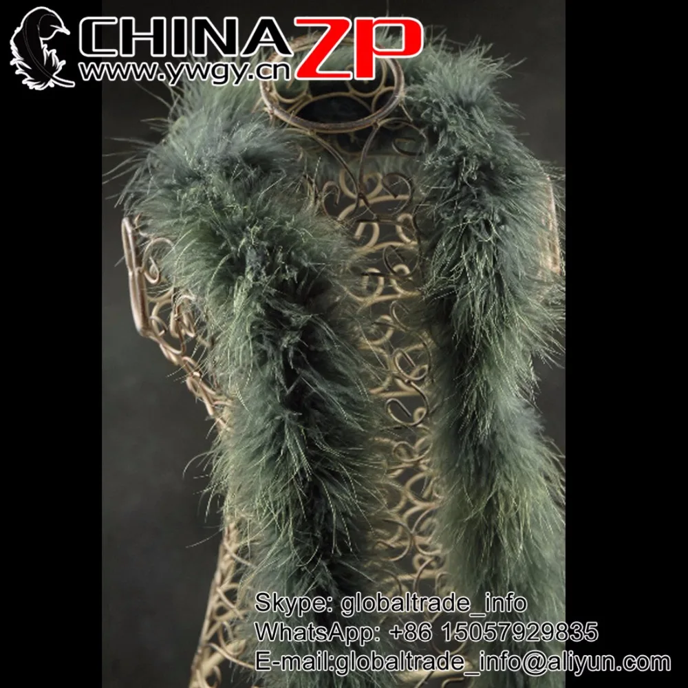 Manufacturer in CHINAZP Factory 20g 20yards/lot Good Quality Dyed Forest Green Turkey Marabou Feather Boa | Дом и сад