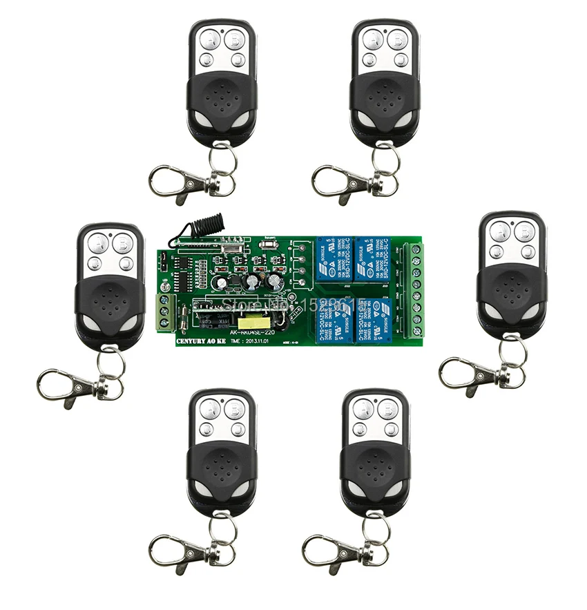 Новый AC85V 250 V 110 220 240 4CH RF Беспроводной дистанционного Управление реле