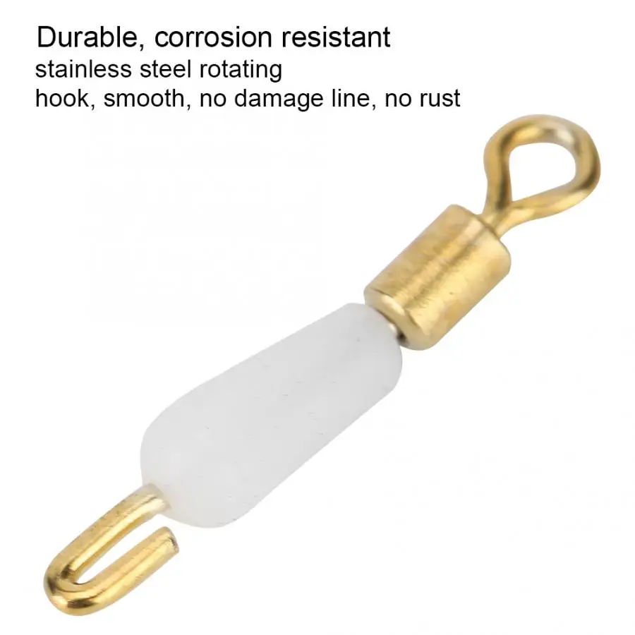 10 шт. силиконовых кейсов суб зажим для рыбалки Анти завернутый быстродействующий