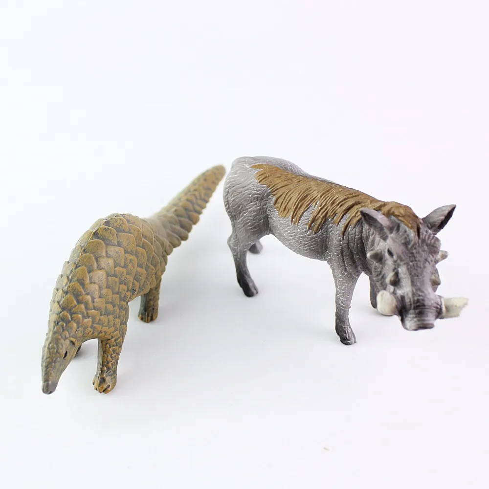 Wiben 2 шт./лот wartogs Pangolin пластиковая модель для моделирования животных экшн фигурки