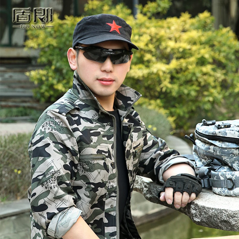 Мужской Камуфляжный костюм охотничий одежда для мужчин военный унисекс